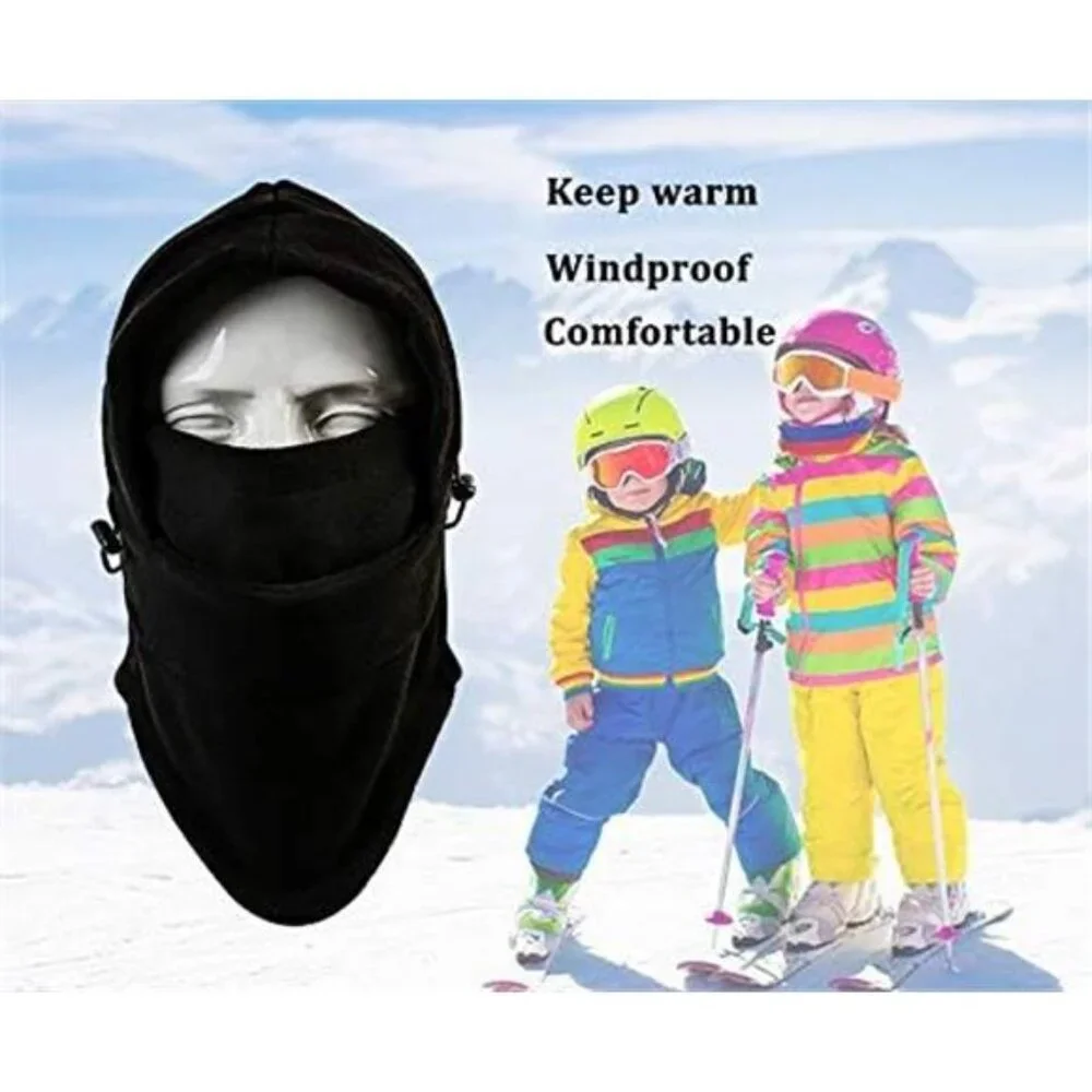 Kids Winter Hats Balaclava Ski Mask Windproof Warm Adjustable with Fleece Lining